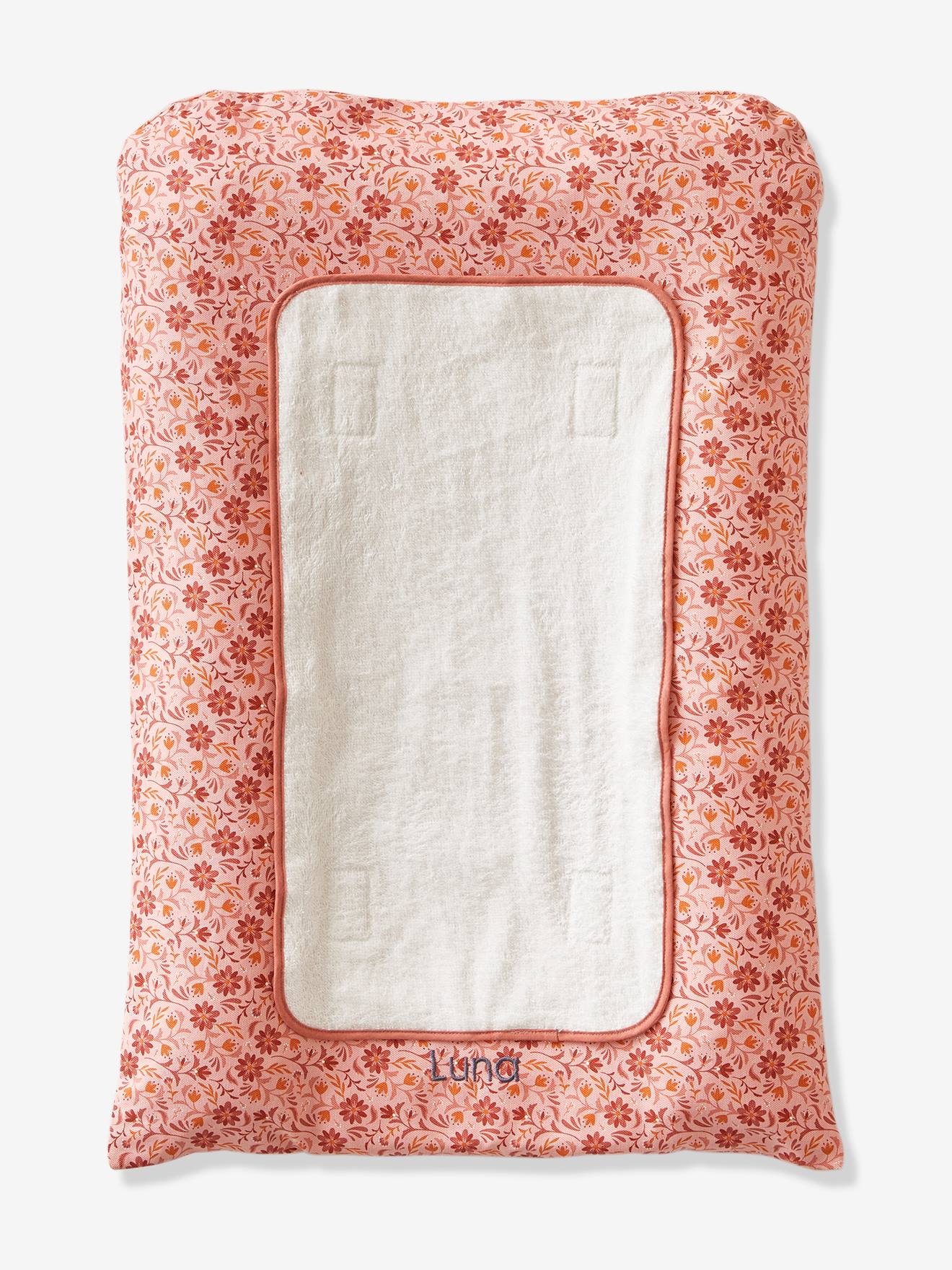 Matelas à langer personnalisable HAPPY BOHÈME rose