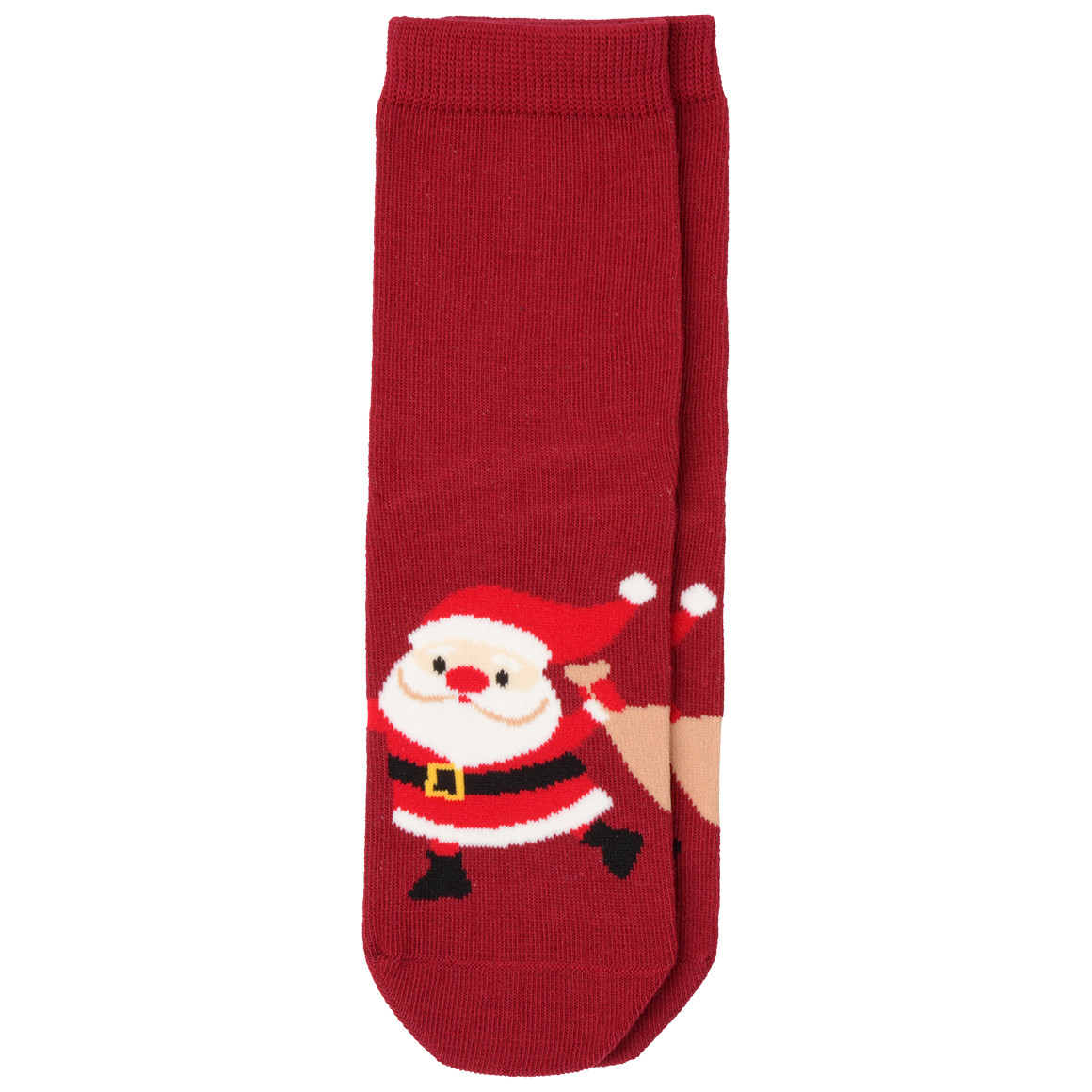 3 Paar Kinder Weihnachtssocken im Set dunkelrot / dunkelblau / dunkelgrün