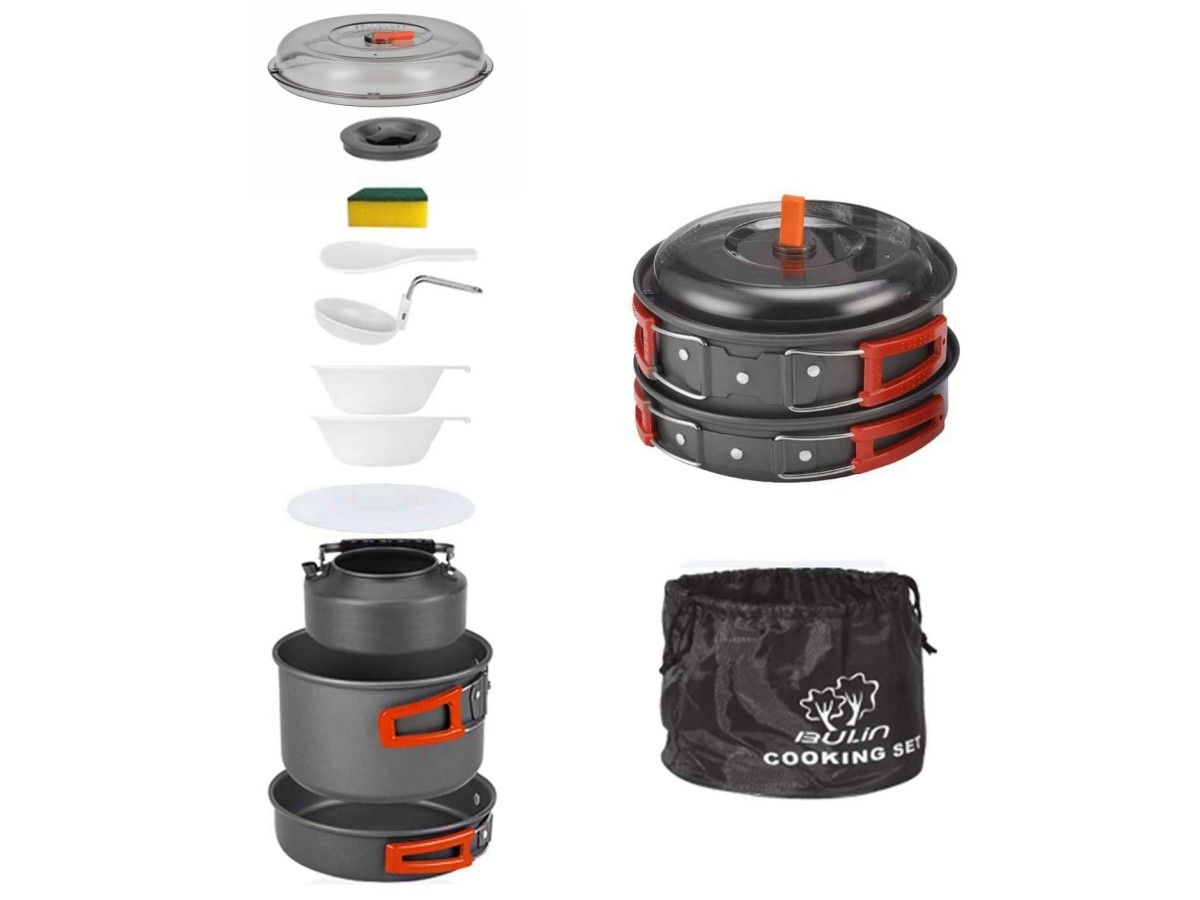 Bulin Aluminium 12-Teiliges Topfset