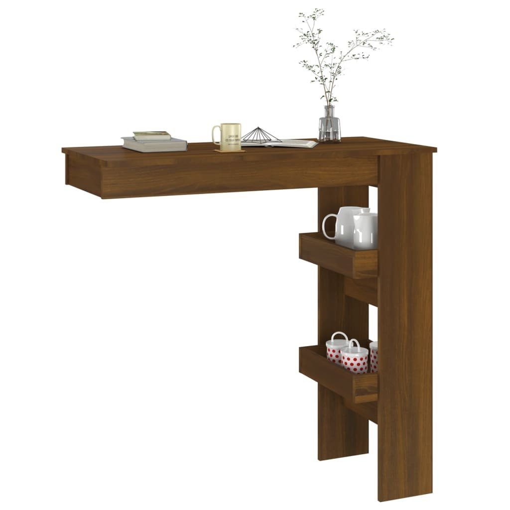 möbelando Tresentisch 3013730 (LxBxH: 45x102x103,5 cm), aus Holzwerkstoff in Braune Eichen-Optik