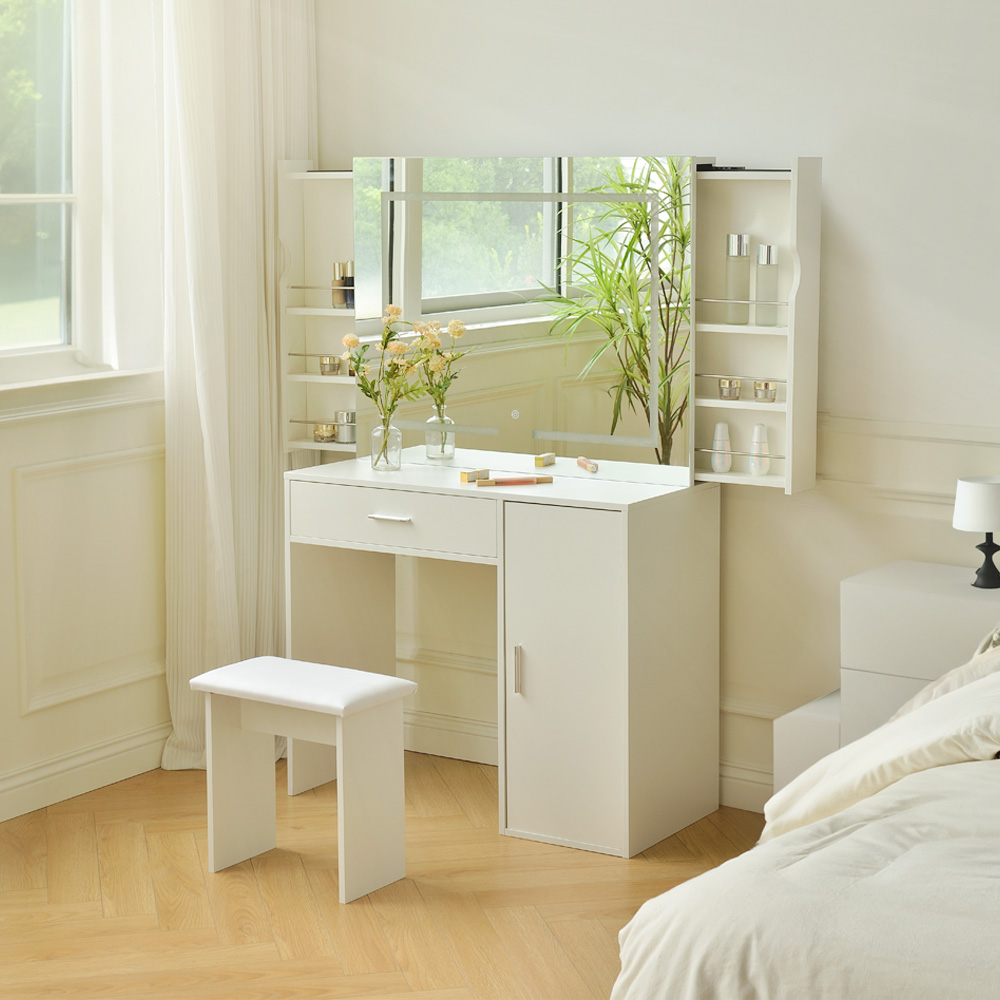 Home Deluxe Schminktisch IMANI - Weiß