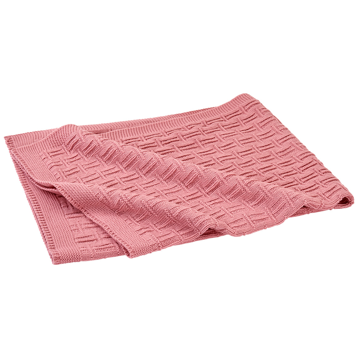 Baby Strickdecke mit Strukturmuster