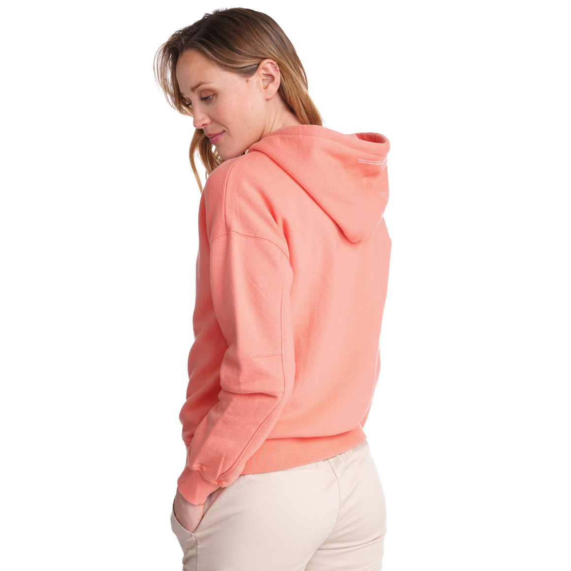 Damen Hoodie mit Print auf der Kapuze