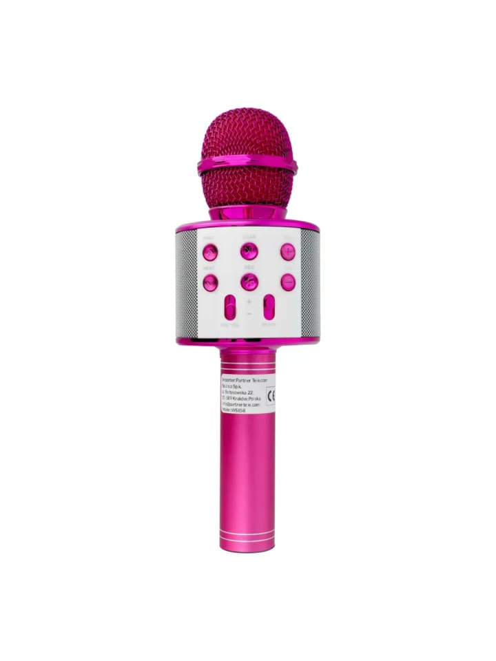 COFI 1453 Multimedia Karaoke-Mikrofon Kabelloser Bluetooth Lautsprecher 1200mAh in Pink günstig kaufen onesize