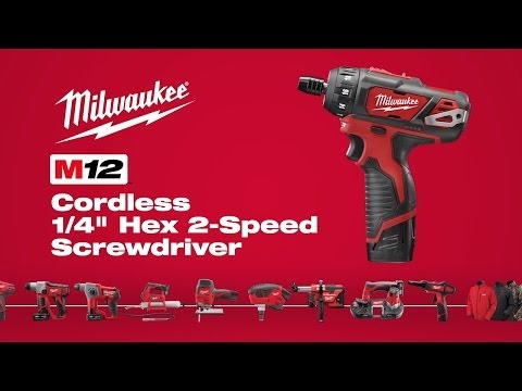 Milwaukee 4933447135 M12 BSD/0 1-omdreining kompakt skrutrekker 12V kropp