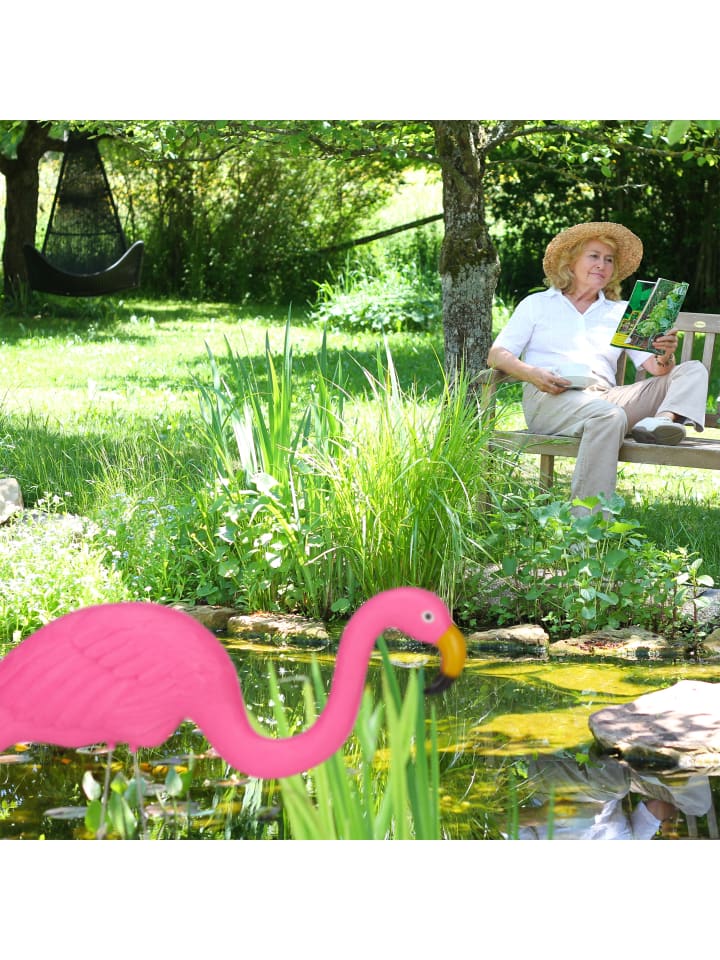 relaxdays 4x Flamingo Figur in Pink günstig kaufen onesize