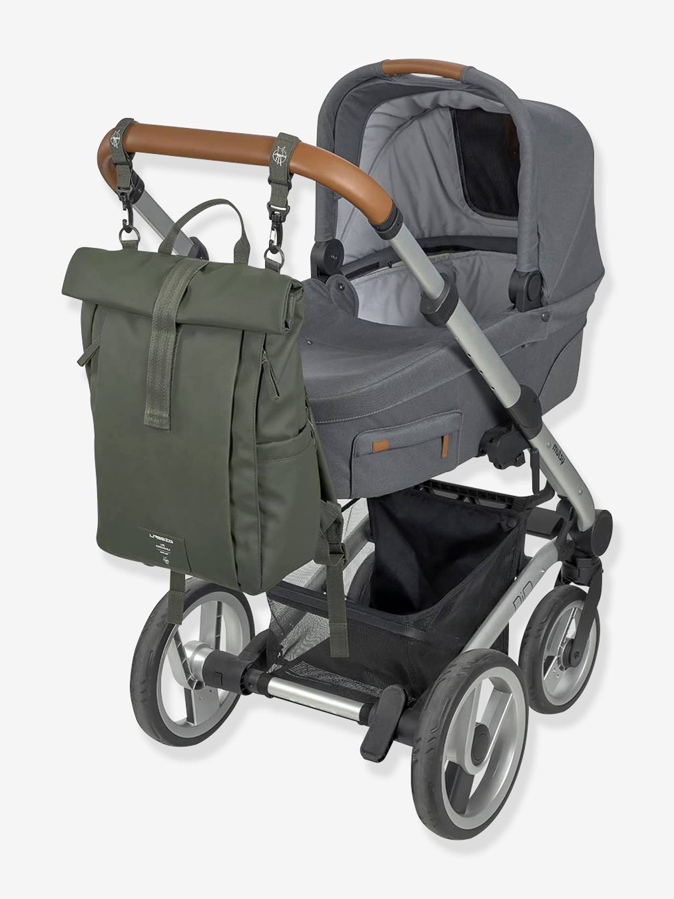 Lässig Wickelrucksack ROLLTOP GREEN LABEL LÄSSIG - olivgrün