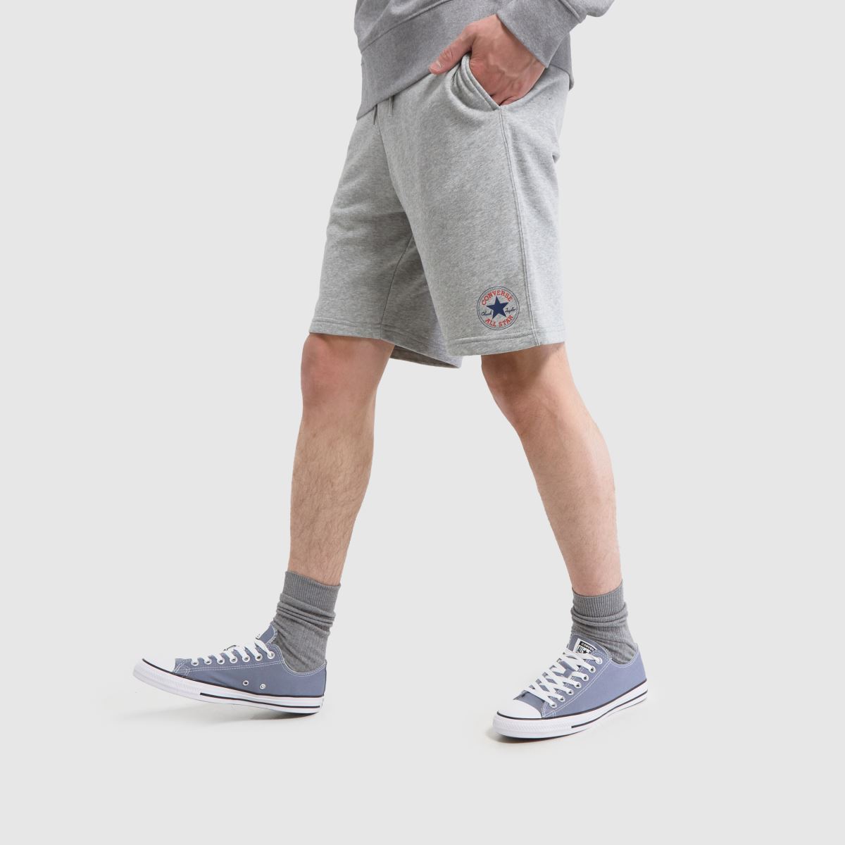 Converse – Go to Star – Grå shorts