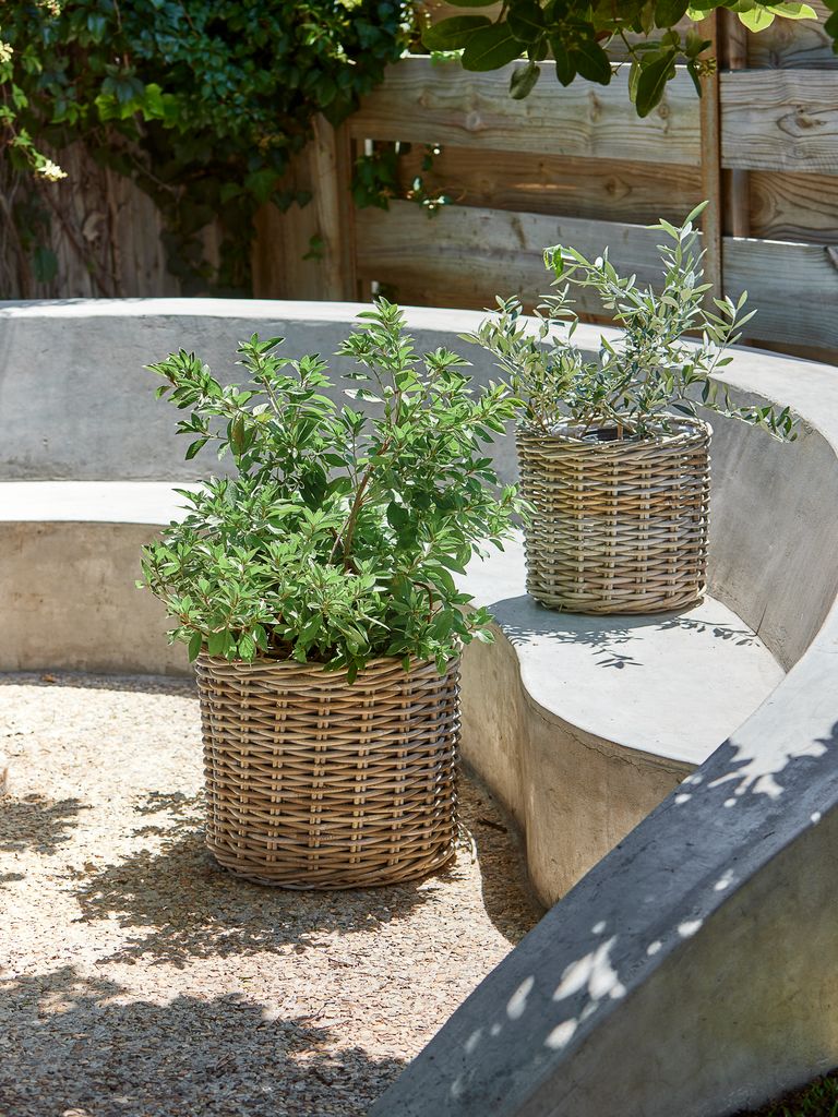 SEGLA Vaso cesto SEGLA Ø50xH45 rattan natural
