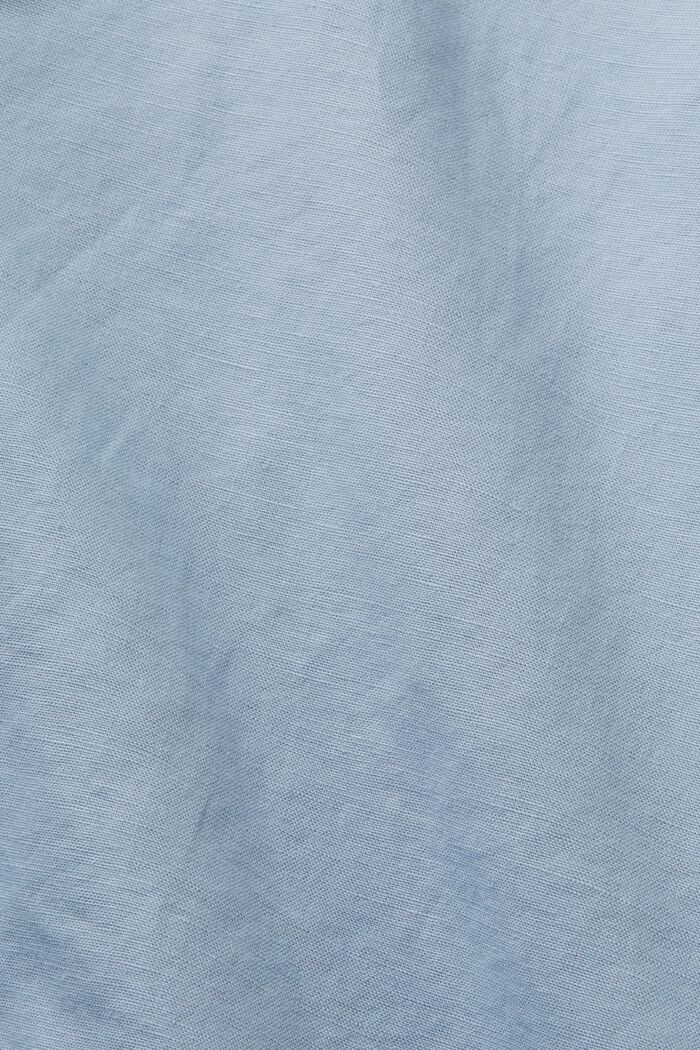Shorts mit Bindegürtel, Baumwoll-Leinenmix