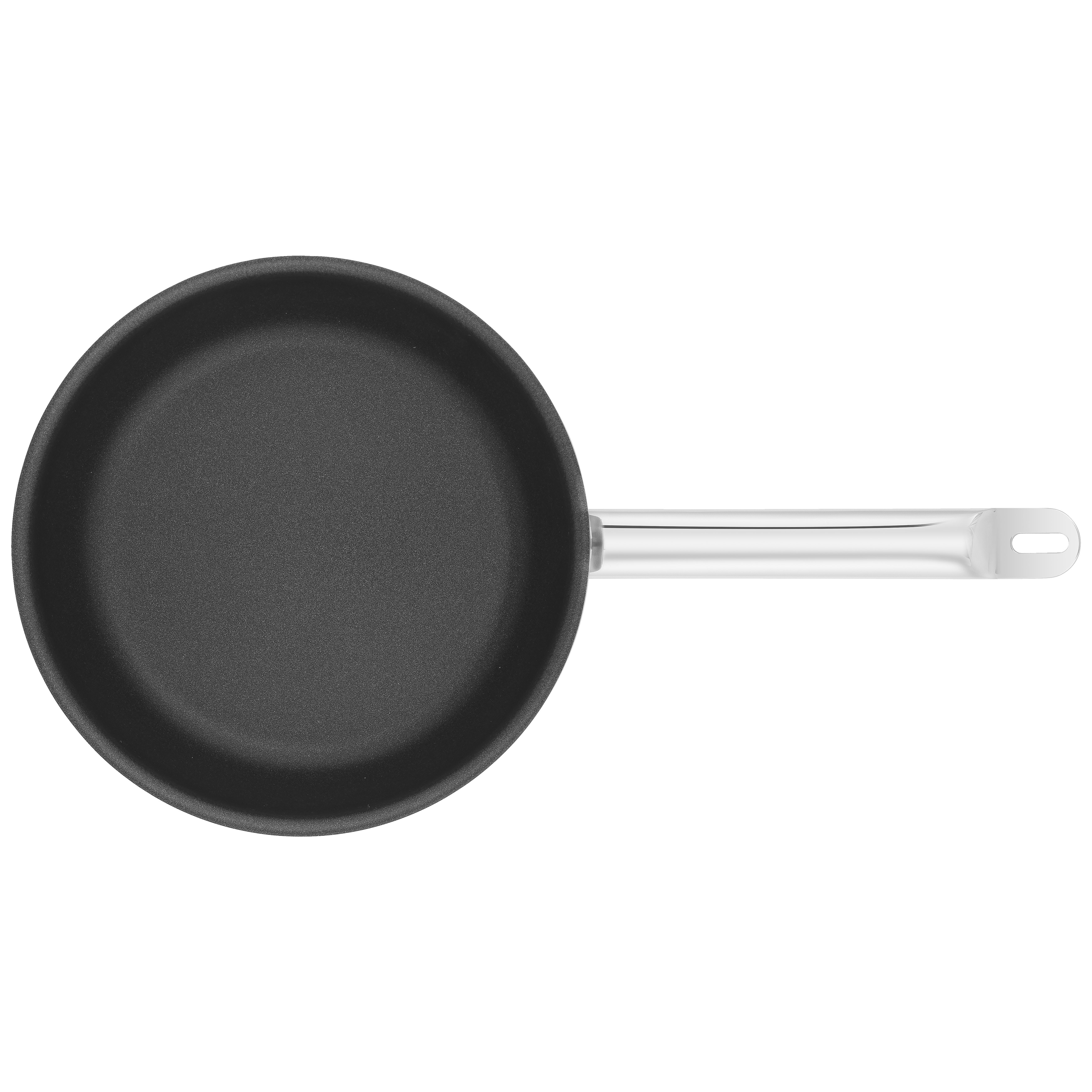 Bratpfanne 26 cm, 18/10 Edelstahl, Silber-Schwarz