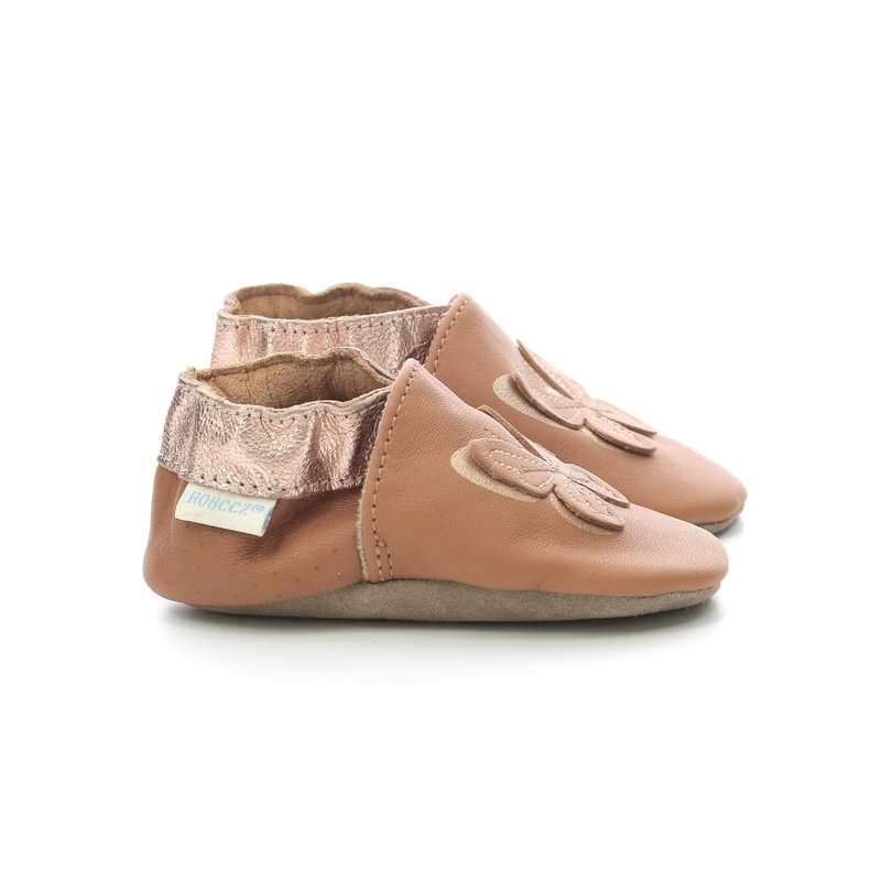 Chaussons cuir tannage vegetal Fly In The Wind