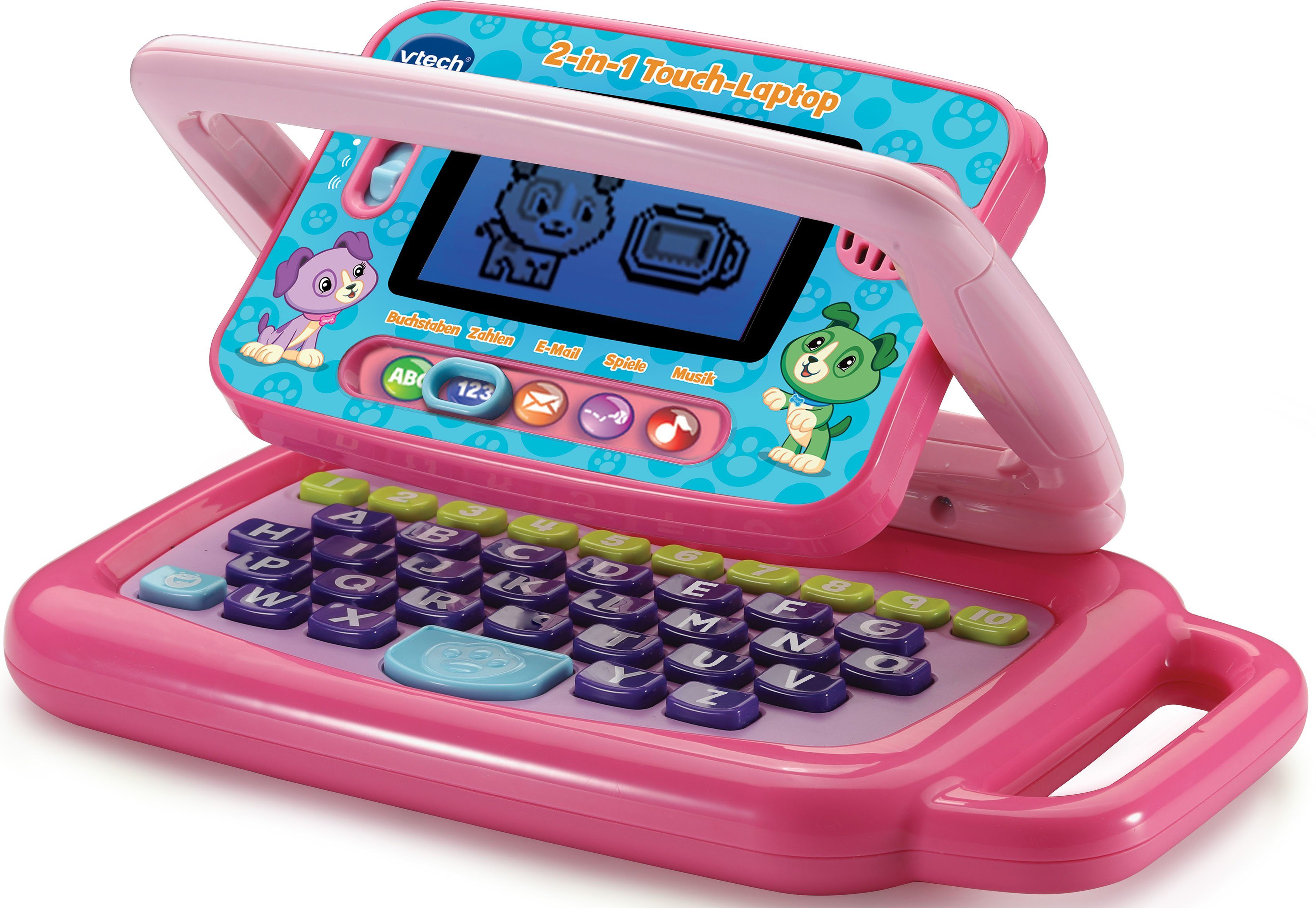Vtech® Kindercomputer Ready Set School, 2in1 Touch-Laptop, pink