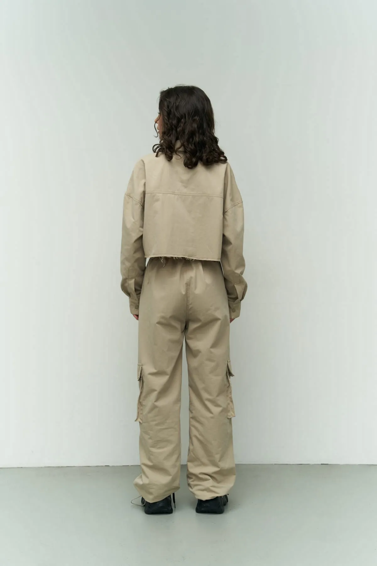 MAİ COLLECTİON  Zweiteiler - Beige - Oversized