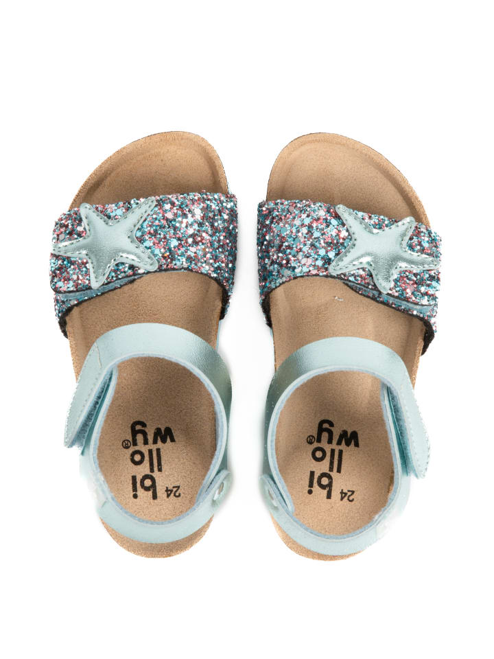 billowy Pantoletten  in blau günstig kaufen