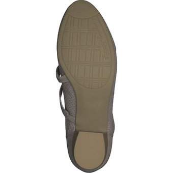 Jana Spangenpumps in grau