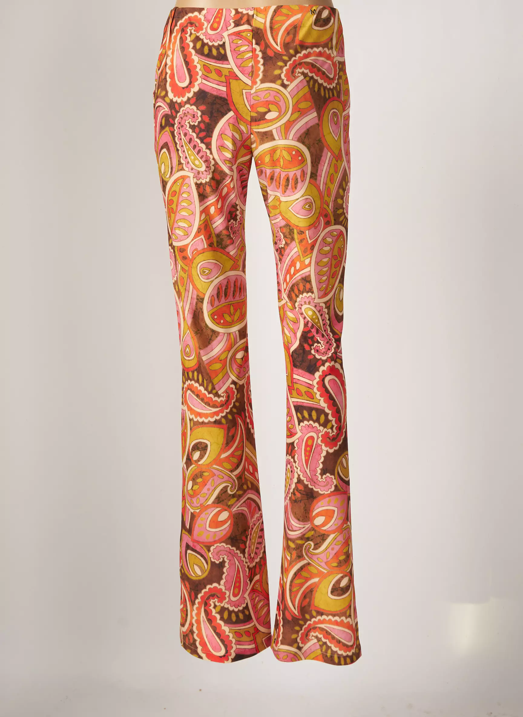 Lola Casademunt Pantalons Flare Femme couleur orange
