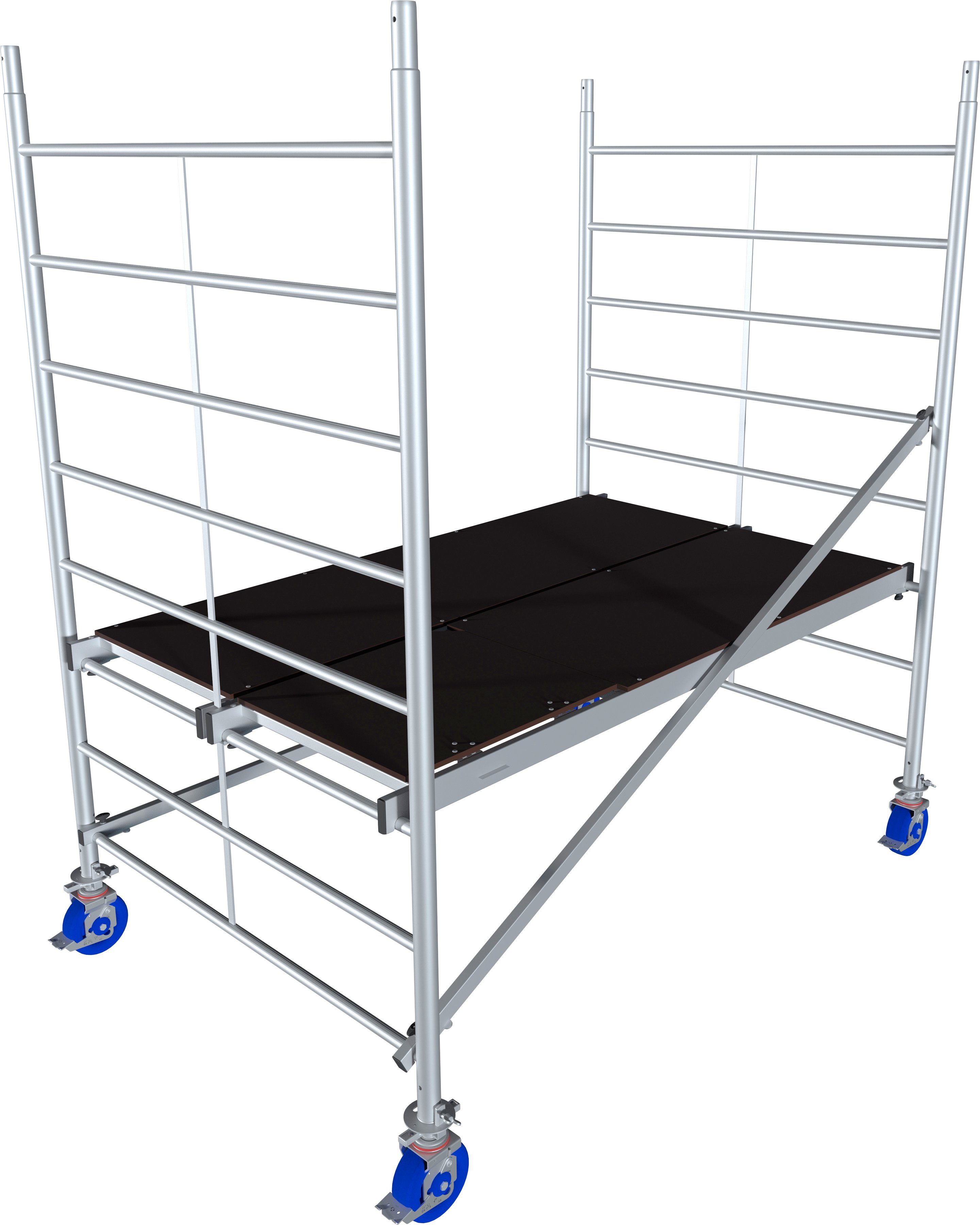 KRAUSE Fahrgerüst ProTec XXL Breitaufbau, (Set), Arbeitshöhe: 2,9 Meter