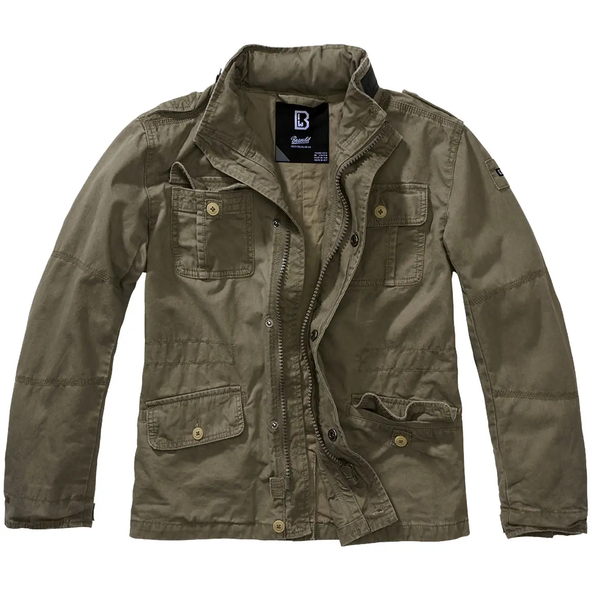 Kinder Britannia Jacke oliv