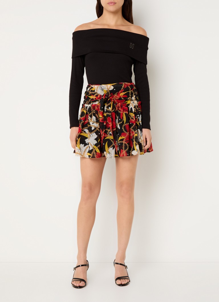 Jupe courte NIKKIE Deerfield à imprimé floral