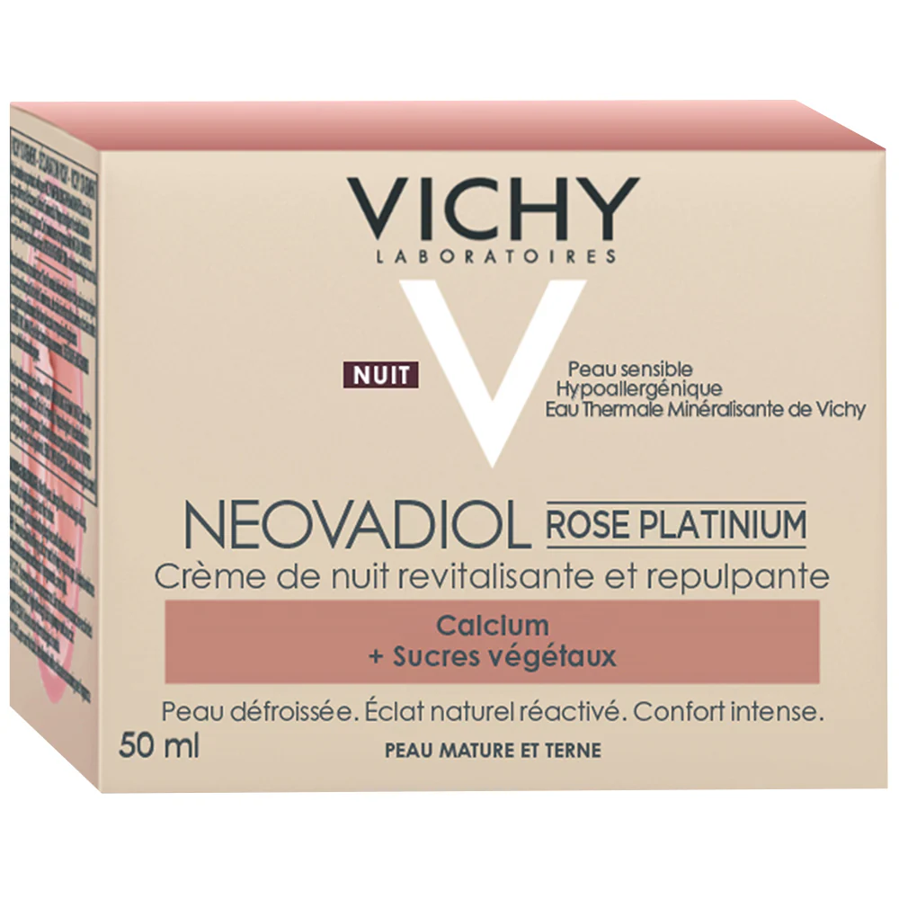Neovadiol Rose Platinum Revitalizing Night Cream ja - Ryppyjä ehkäisevä yöhoito kasvoille, Uudistava hoito