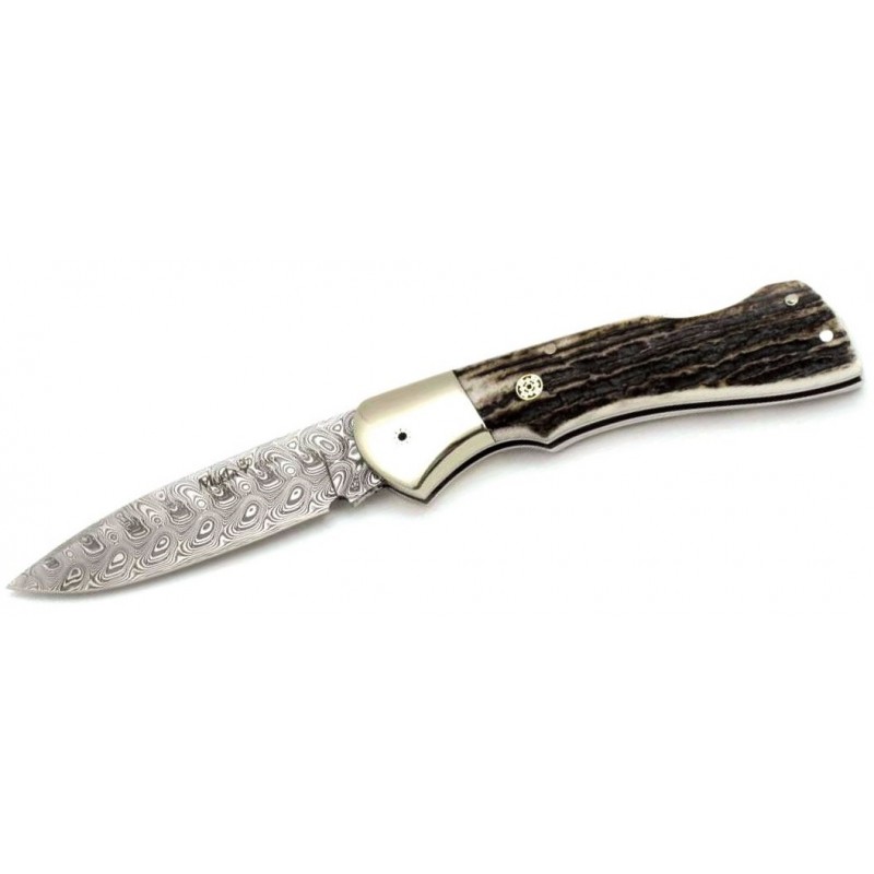Muela Bx-8A Falte aus Damaststahl (Sammelmesser).