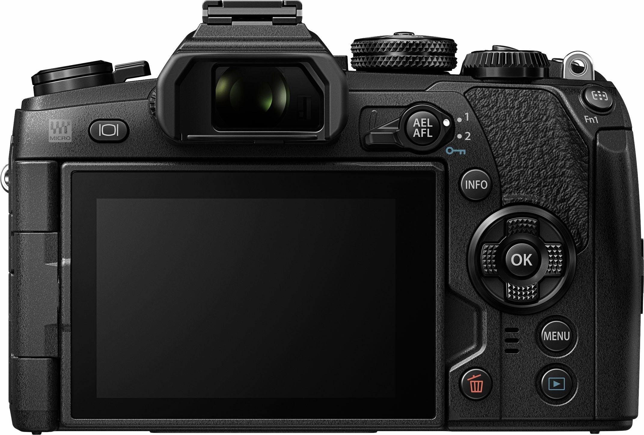 Olympus OM-D E-M1 Mark II inkl. 12-40mm PRO Objektiv Systemkamera (12-40 mm PRO, 20,4 MP, WLAN (Wi-Fi), Gesichtserkennung, HDR-Aufnahme)
