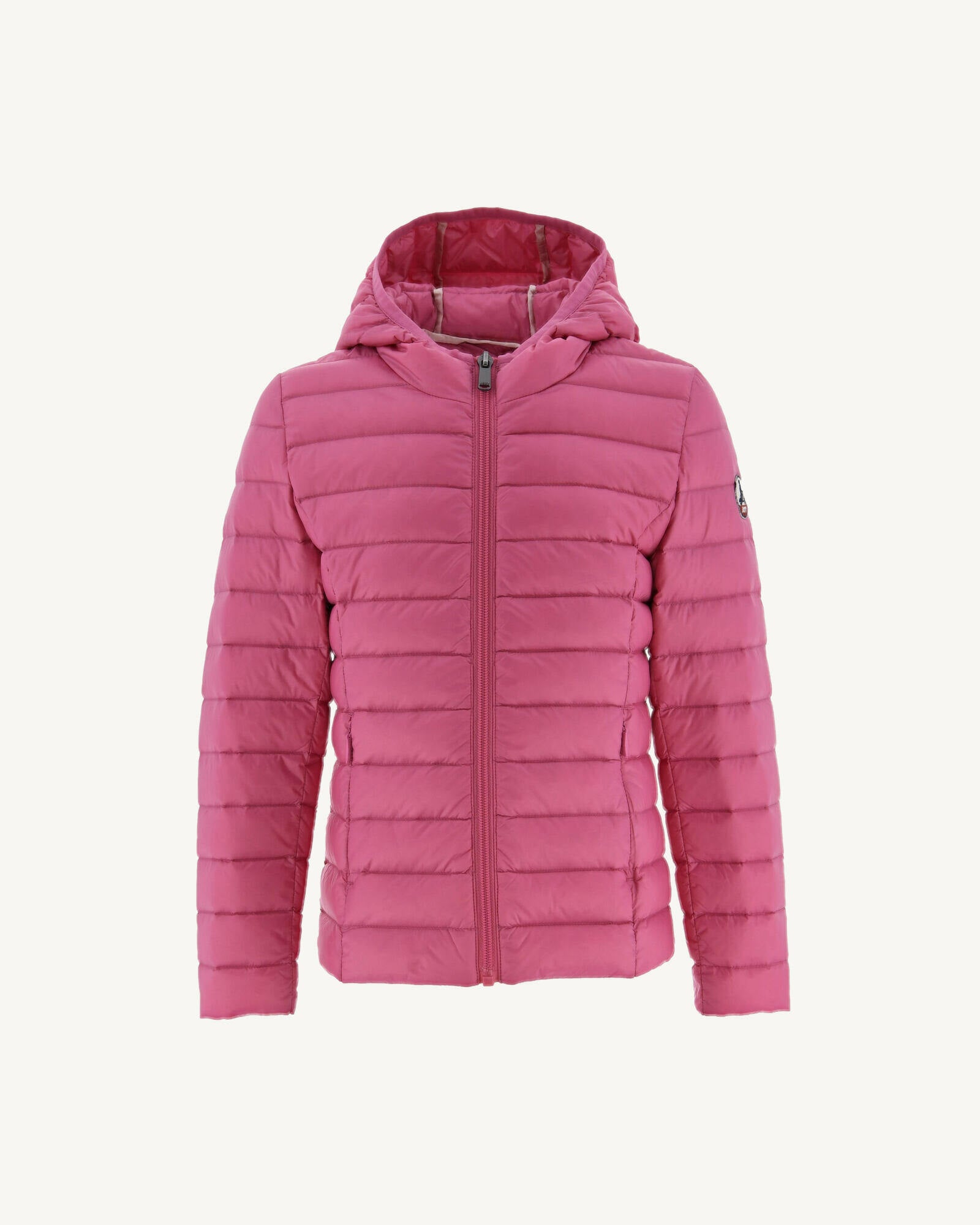 Doudoune légère à capuche enfant Rose intense Carla