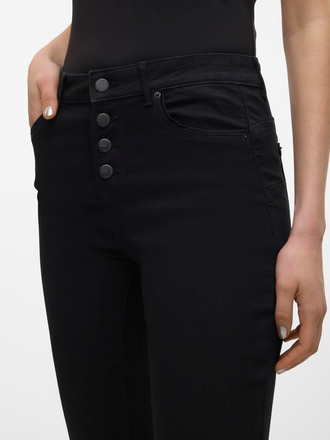 VMALIA Mid Rise Gerade geschnittener Slim Fit Jeans