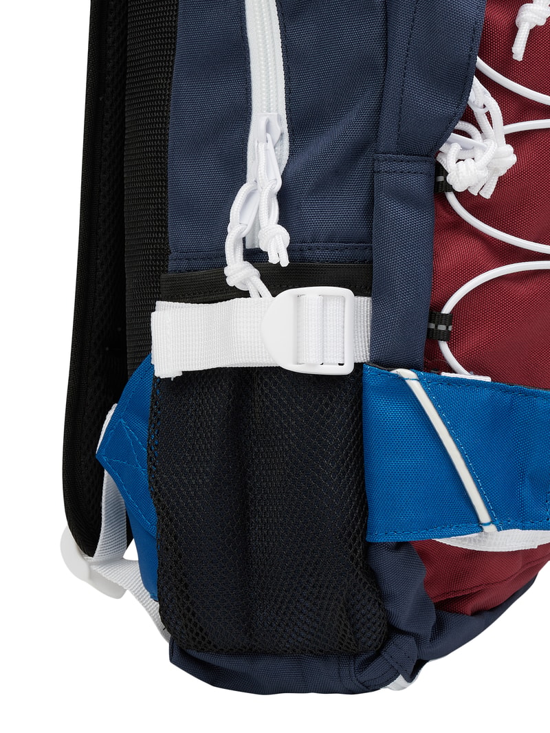 Rucksack mit Außenfächern Modell 'Louis' in bordeaux rot