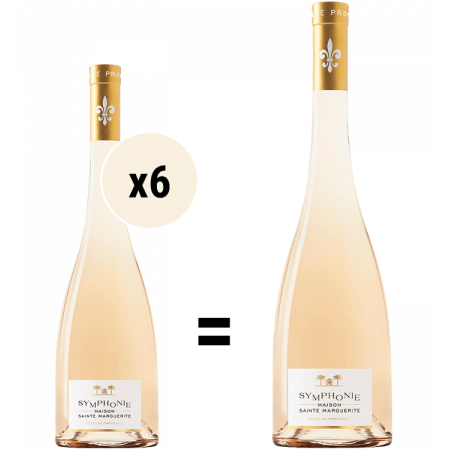PACK 6 BOUTEILLES SYMPHONIE ROSE 2022 + 1 MAGNUM SYMPHONIE 2022 OFFERT