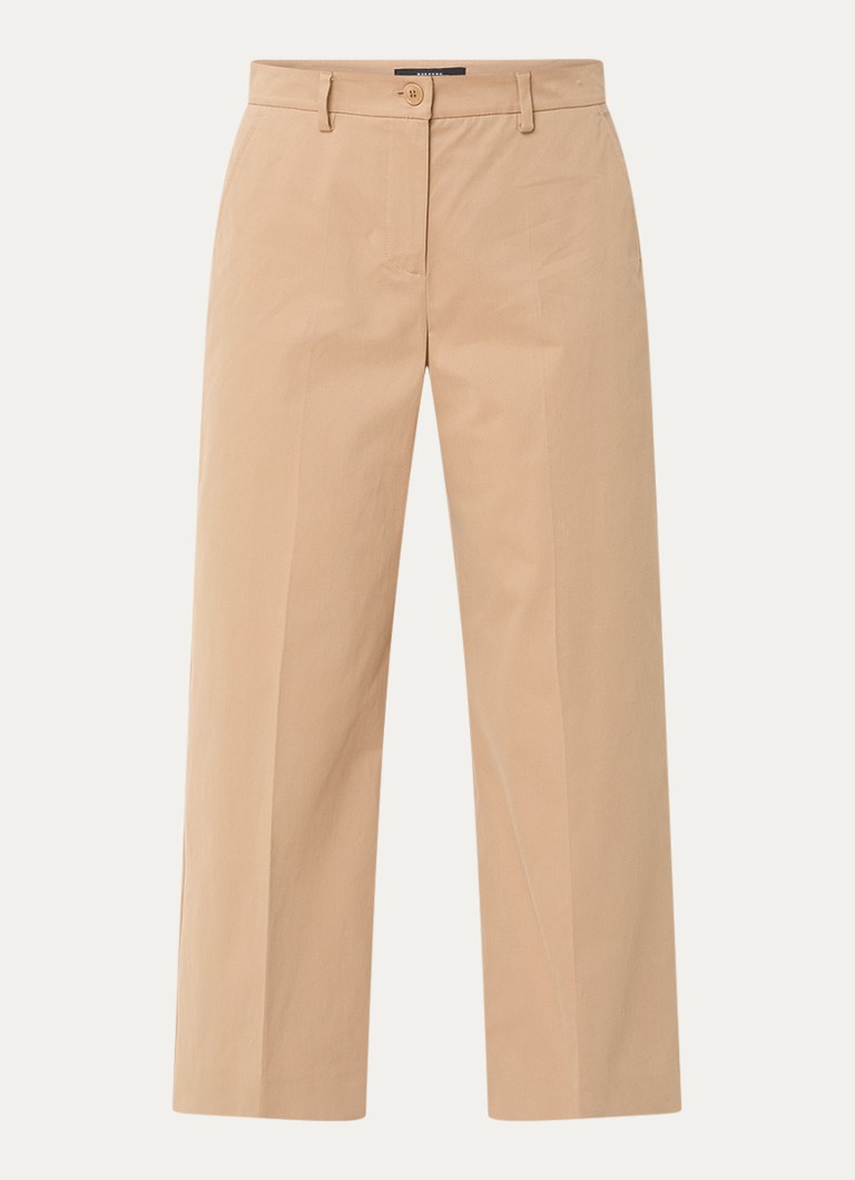 Pantaloni scurți MaxMara Urial cu talie înaltă, cu talie lată și buzunare laterale.
