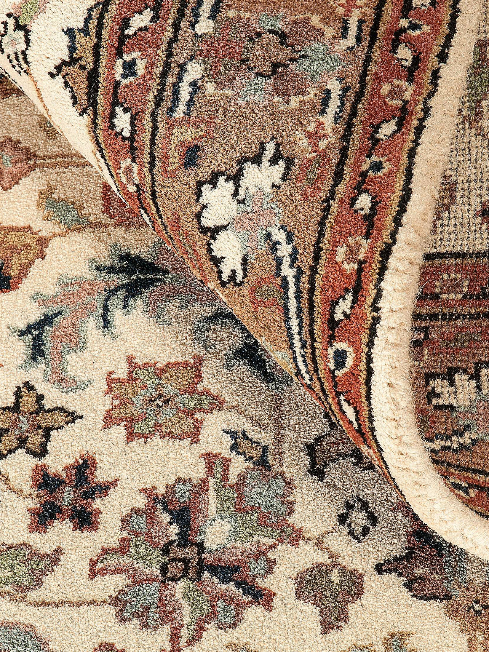 Padischah Isfahan Orient-Teppich, Beige
