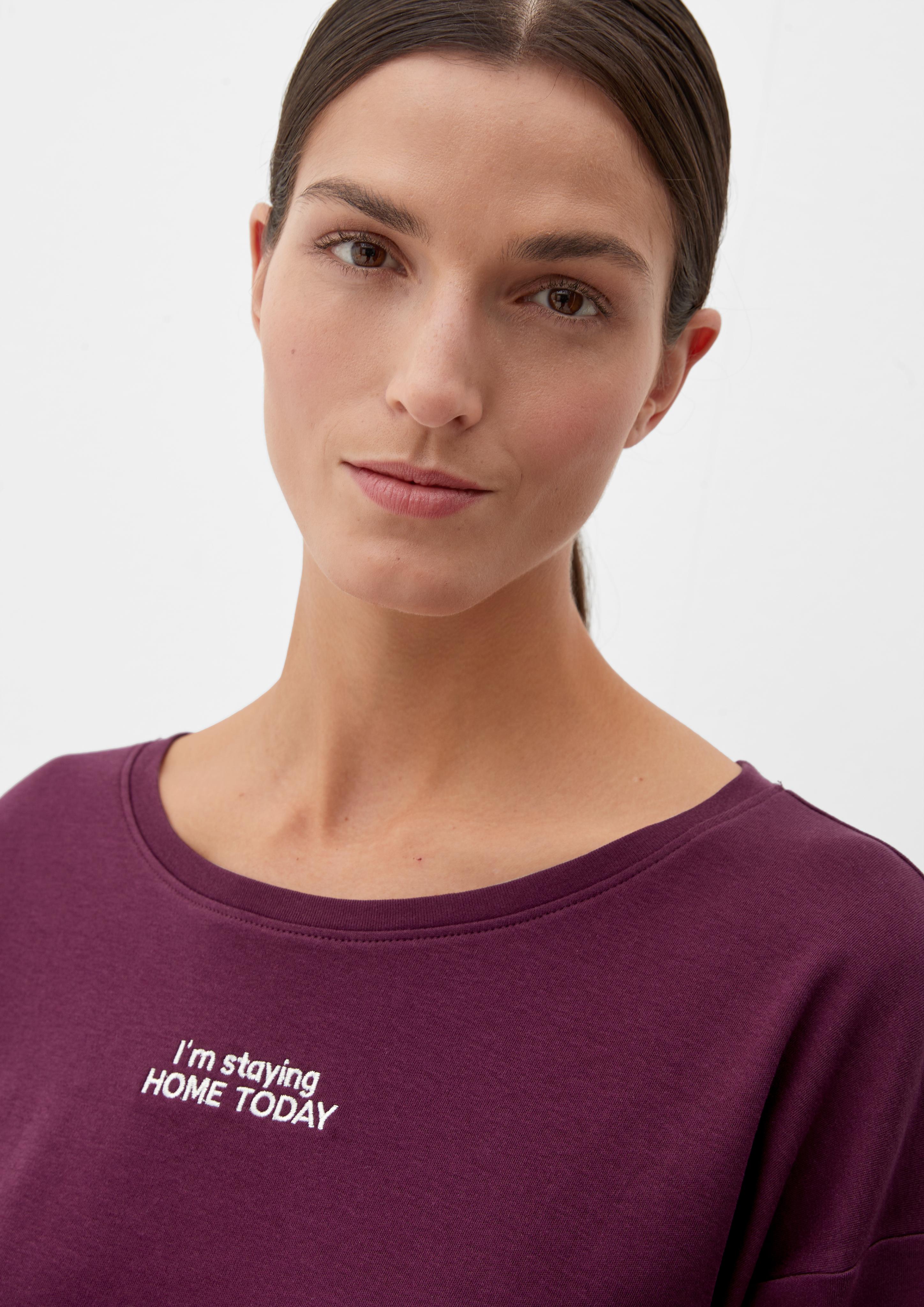 Pyjama mit Schriftzugprint  6008018-4900