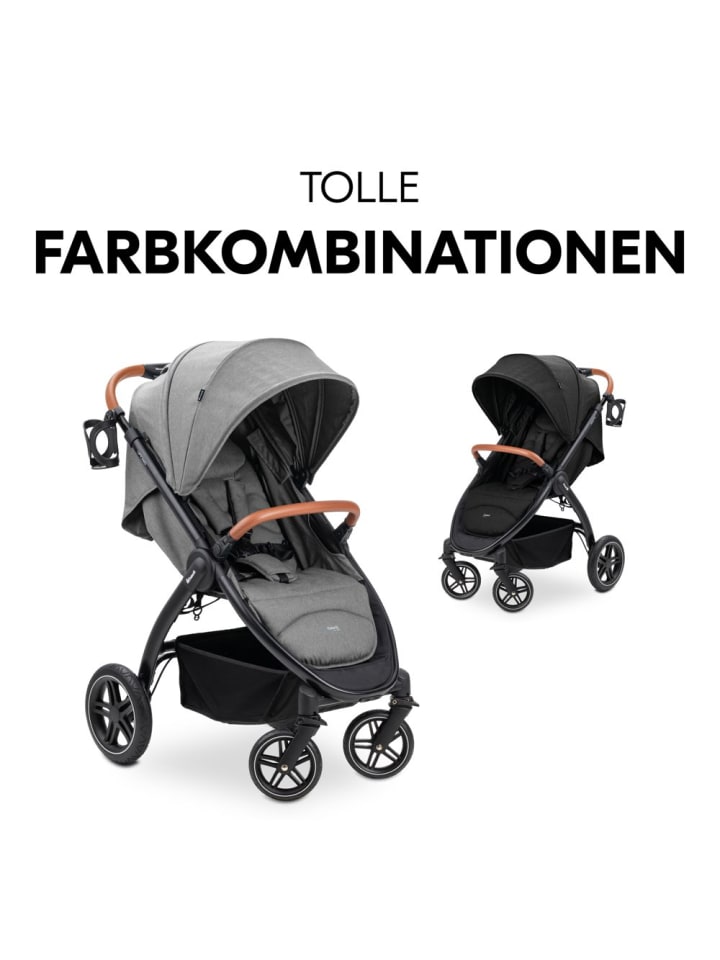 Hauck Buggy & Sportwagen UpTown Black (mit Liegefunktion in grau günstig kaufen onesize