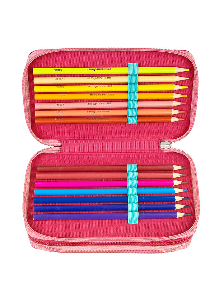 Bibi und Tina Gefülltes Federmäppchen in Rosa - (B)20 x (H)13 x (T)7,5 cm günstig kaufen onesize