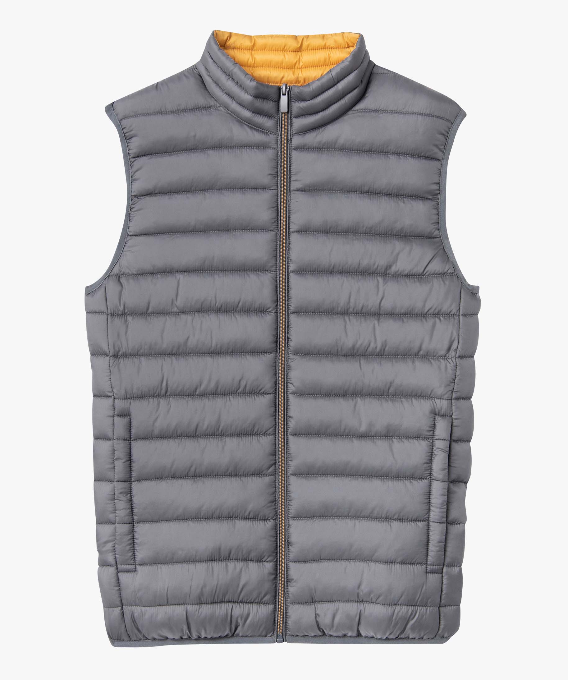 Blouson homme matelassé sans manches gris | GEMO
