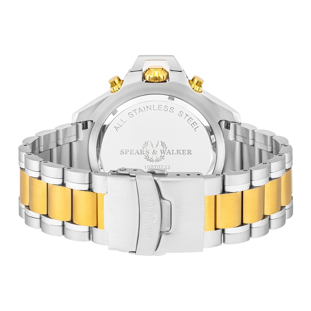 Spears & Walker Montre à quartz Varus II en Argent/or jaune Acier inoxydable en Argent/or jaune Montre