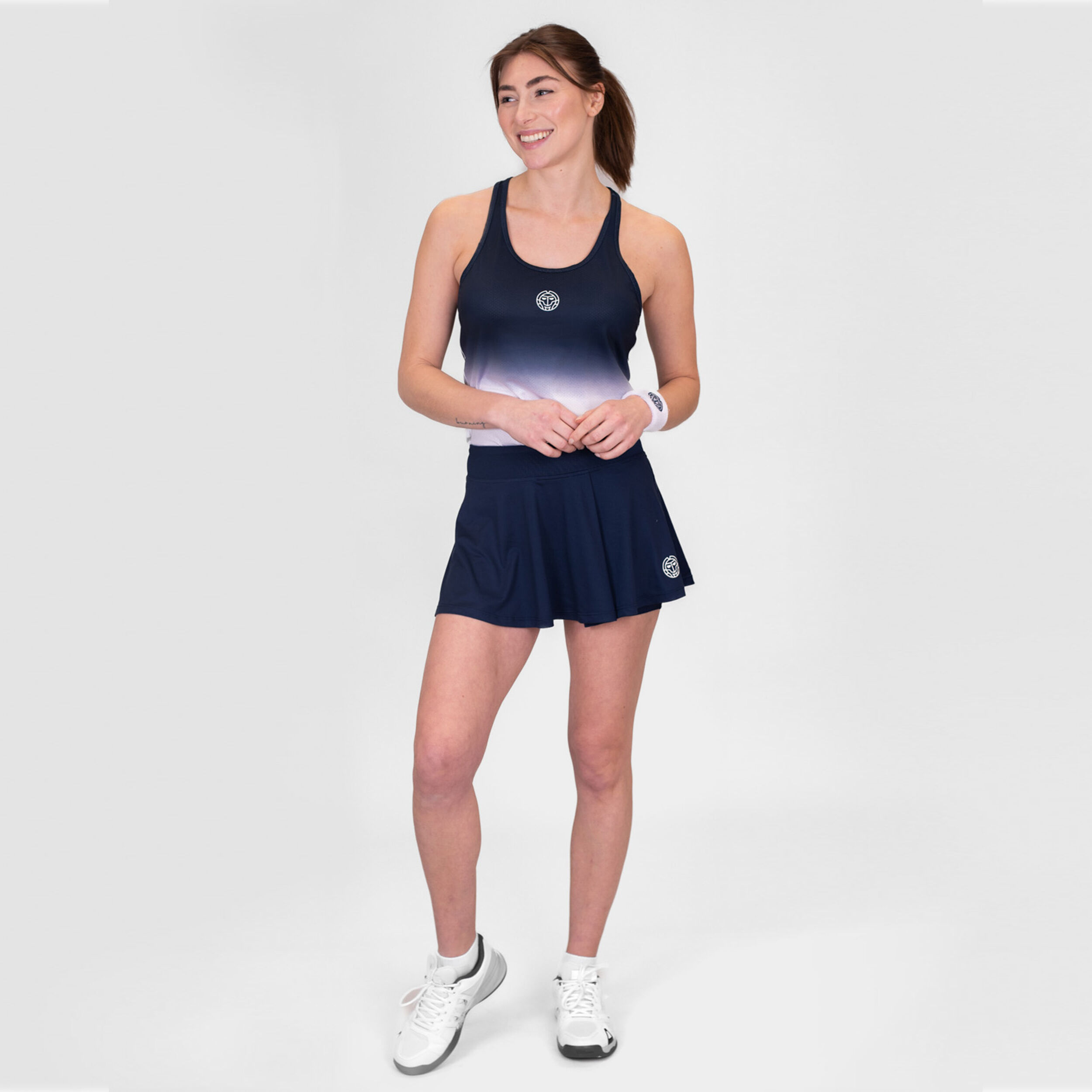 Crew Gradiant Tank-Top Damen - Dunkelblau, Weiß
