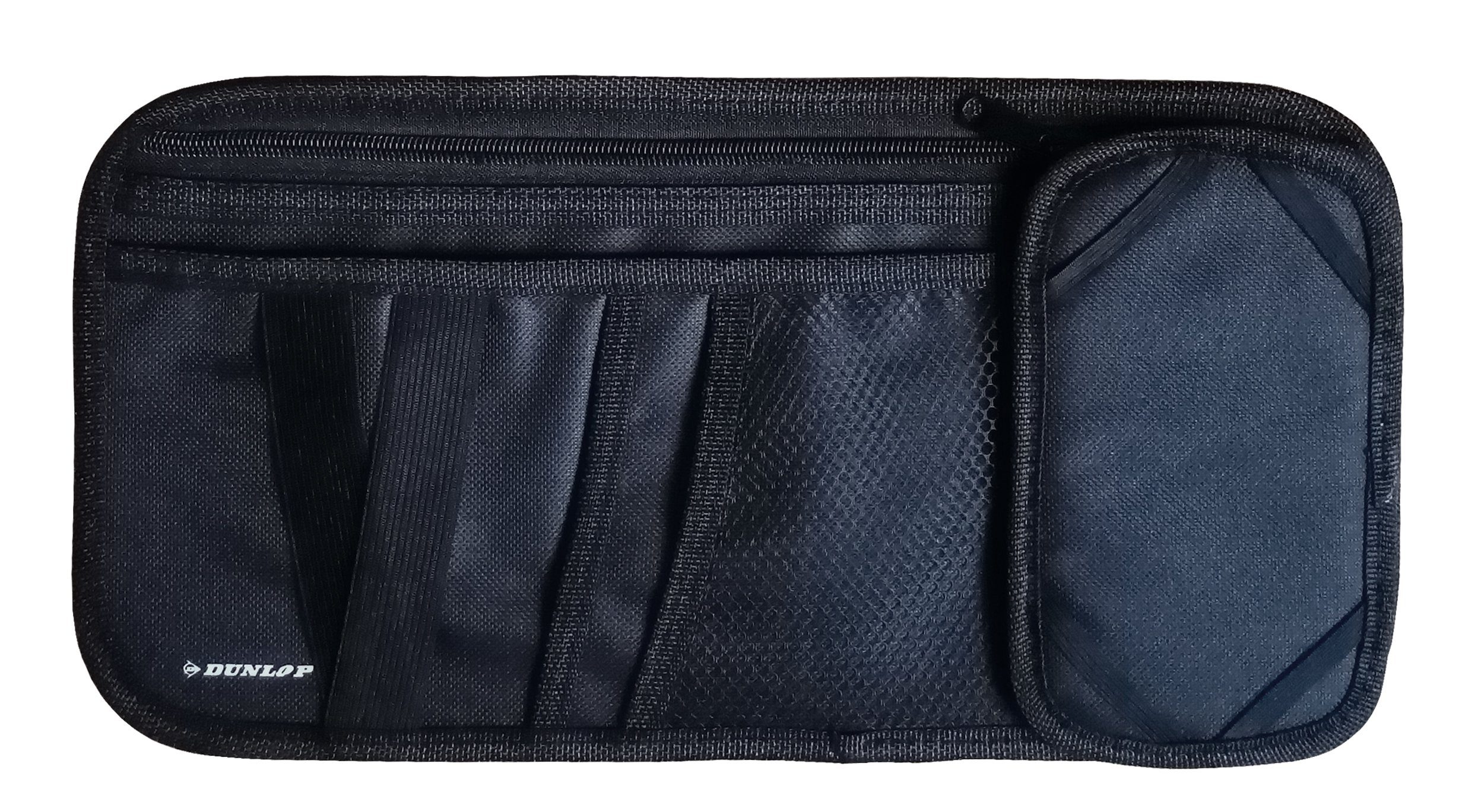 Dunlop Autosonnenschutz SONNENBLENDE-ORGANIZER für Auto Schwarz Veranstalter 33, Sonnenblendentasche Aufbewahrungstasche Sonnenblenden Aufbewahrung