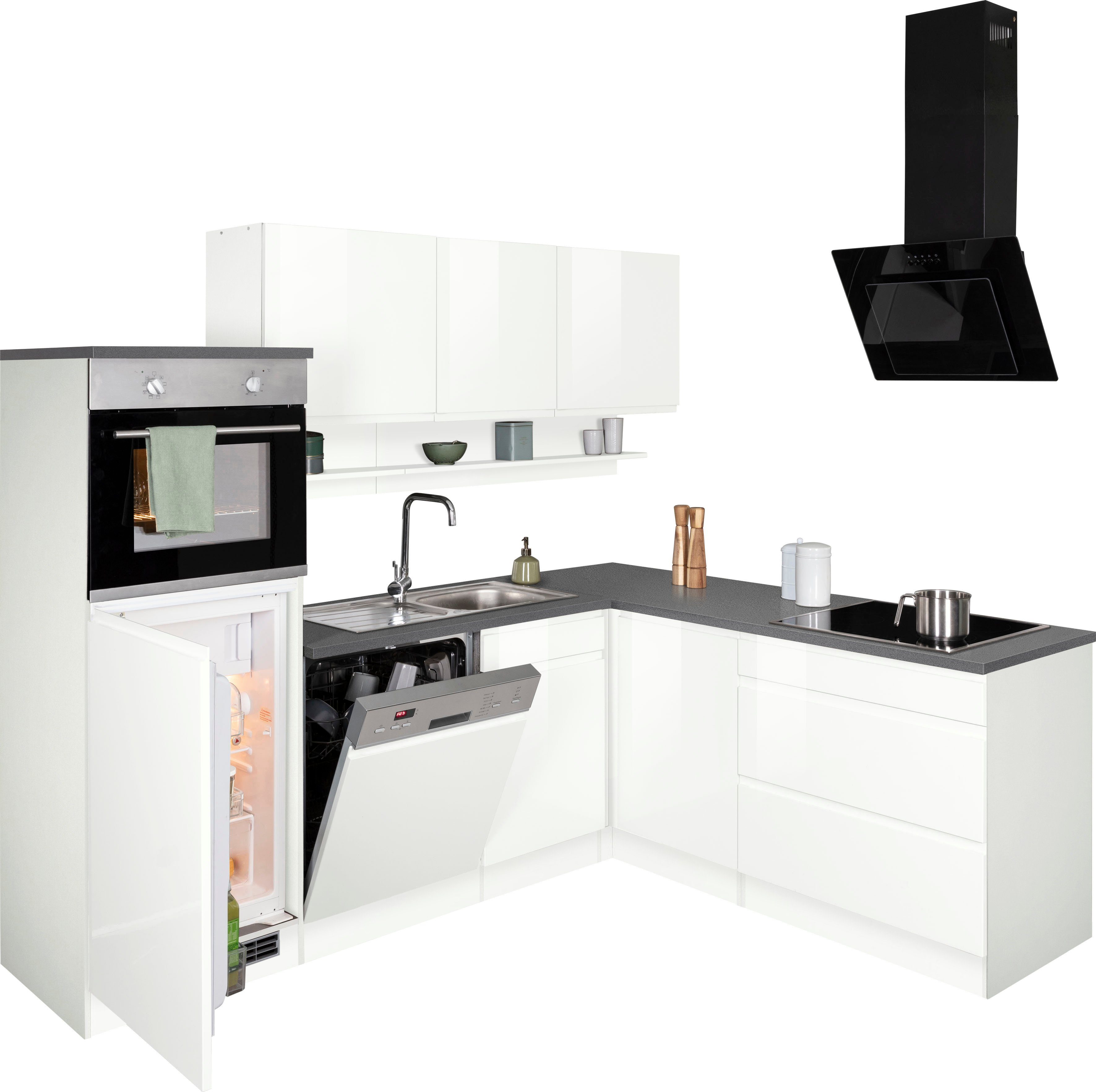 HELD MÖBEL Küche Virginia, Stellbreite 230/190 cm, ohne E-Geräte
