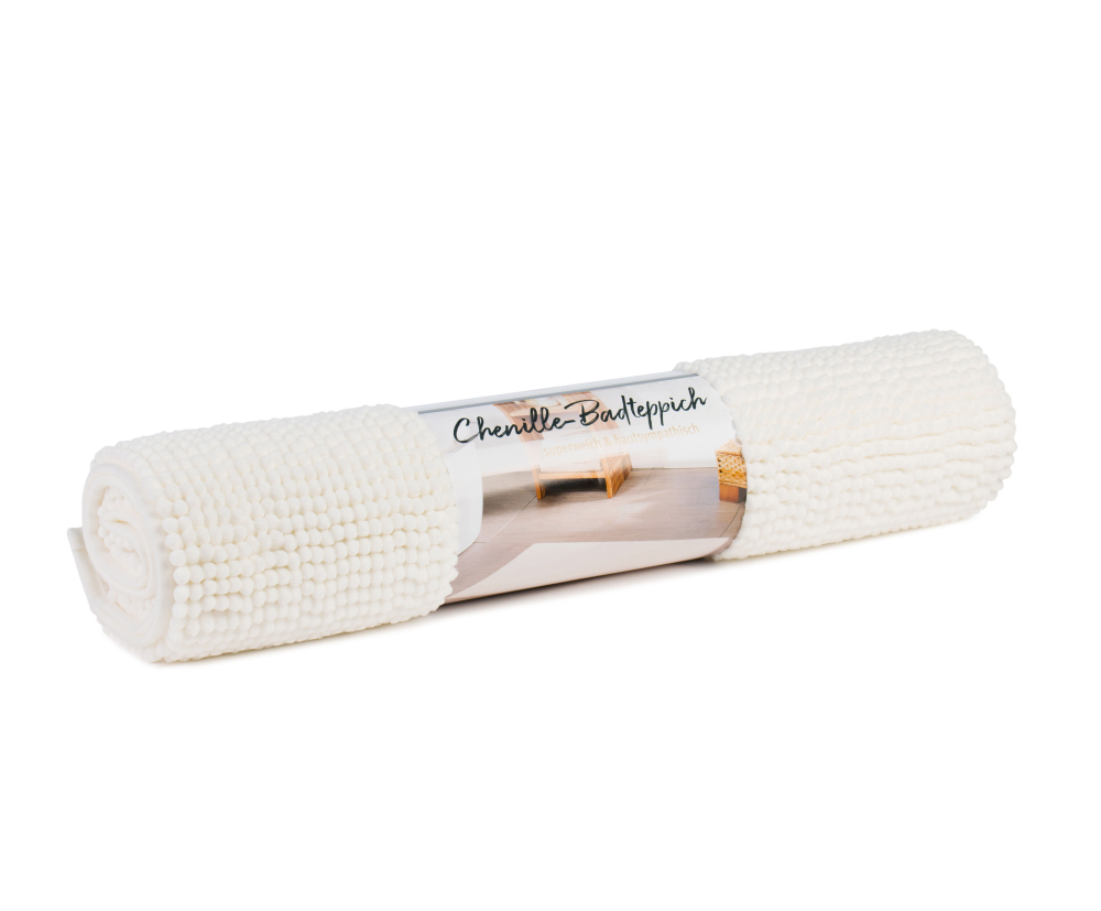 Duschvorlage Chenille natur