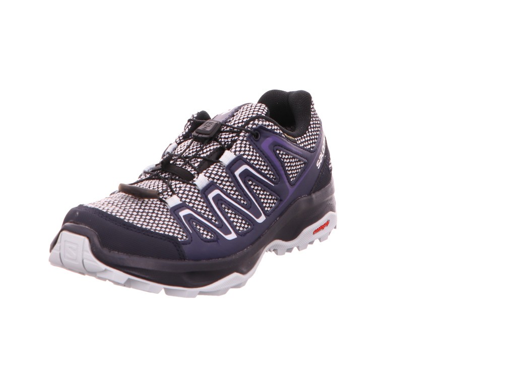 SALOMON Freizeit Schnürer blau Schuhe CUSTER GTX W Nisk/Nisk/