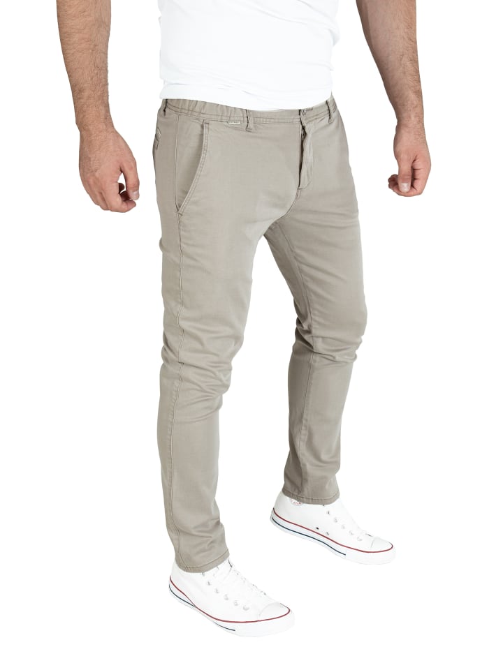 Pittman Stretch Chino Hose Andrew in Sand günstig kaufen