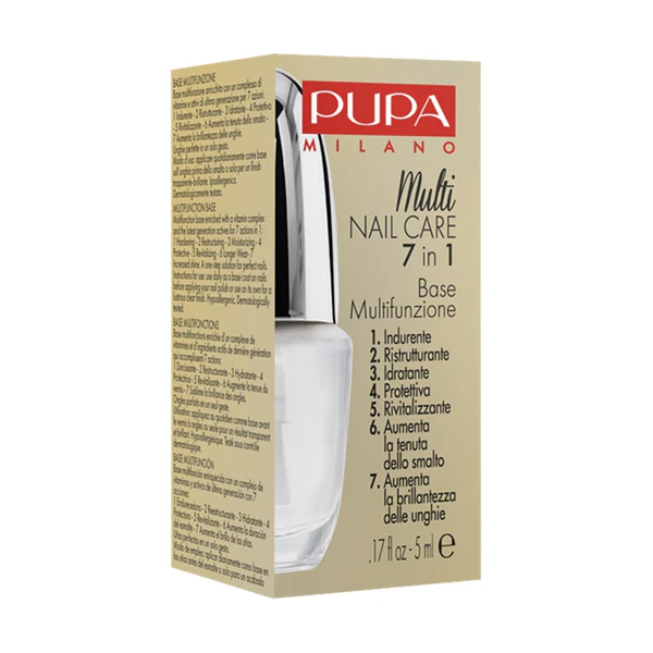 Cuidado de uñas multiusos 7 en 1: tratamiento de uñas, base para esmalte de uñas.