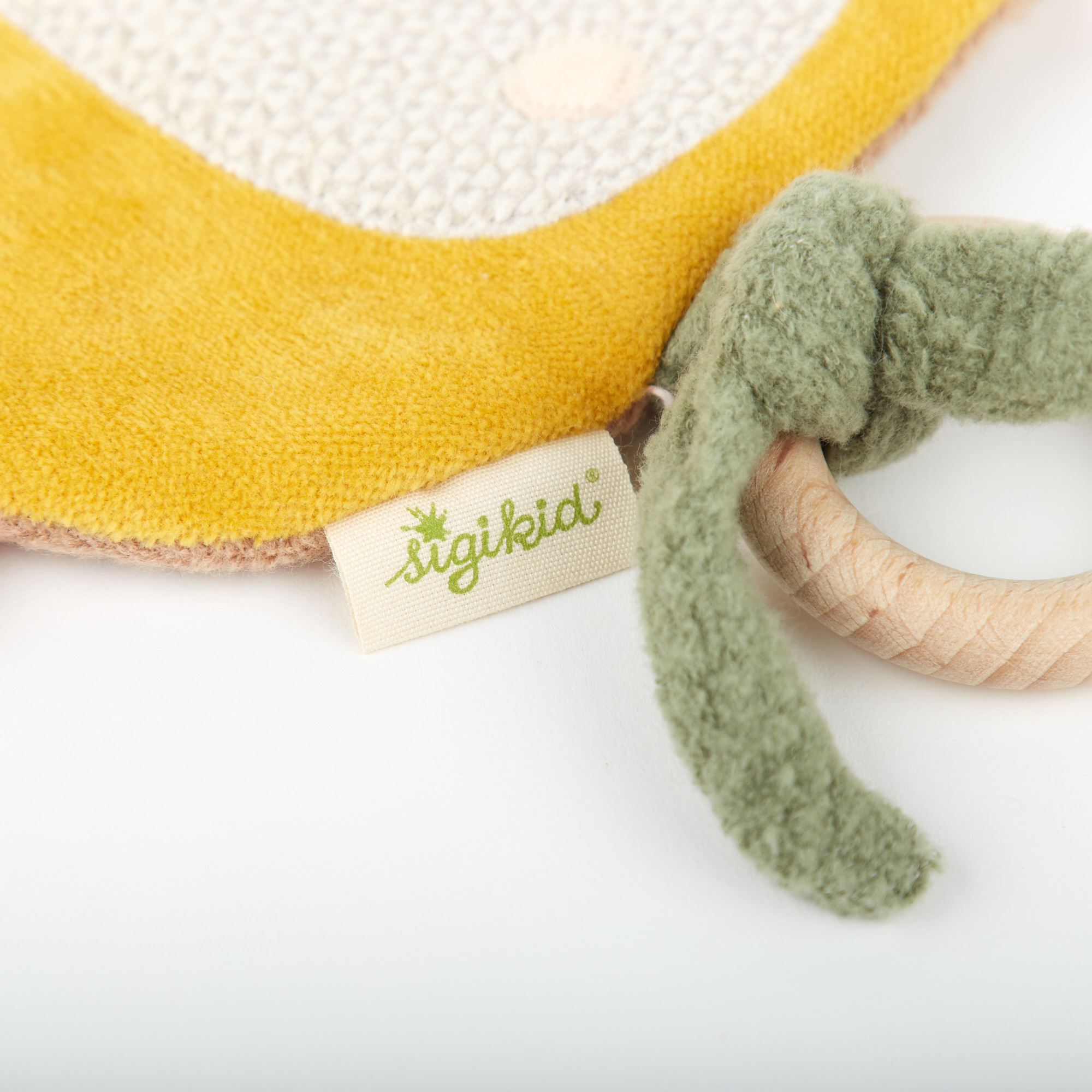 Baby Knistergreifling Eule, Green Bio Kollektion