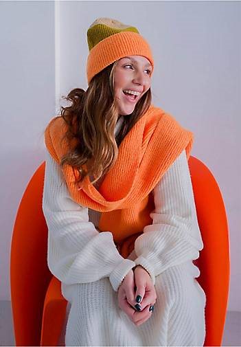 FRAAS Sustainability Edition - Strickmütze mit Colour Blocking