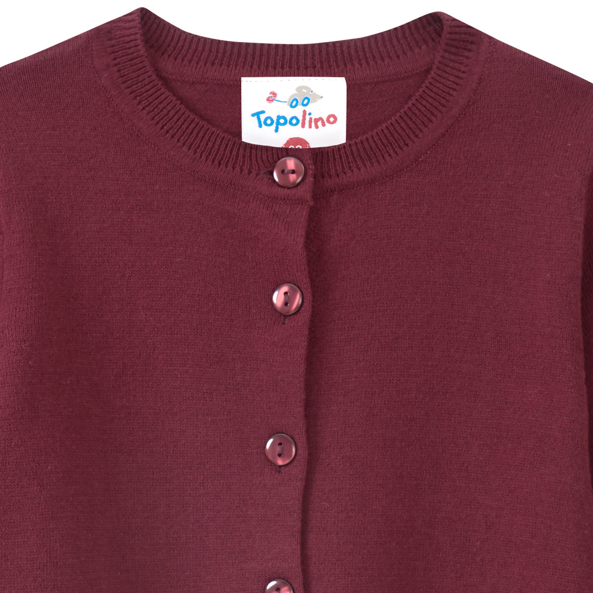 Mädchen Feinstrickjacke im Basic-Look