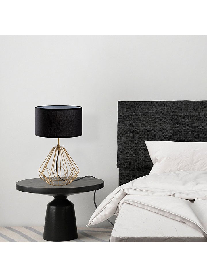 Opviq Tischleuchte in Schwarz/ Gold - (H)43 x Ø 25 cm günstig kaufen onesize