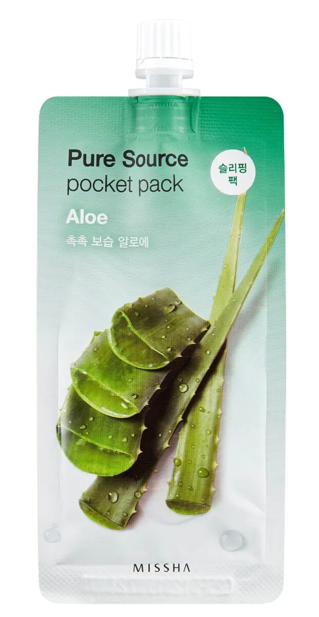Missha Pure Source Pocket Pack Nachtmasker met Aloë Vera